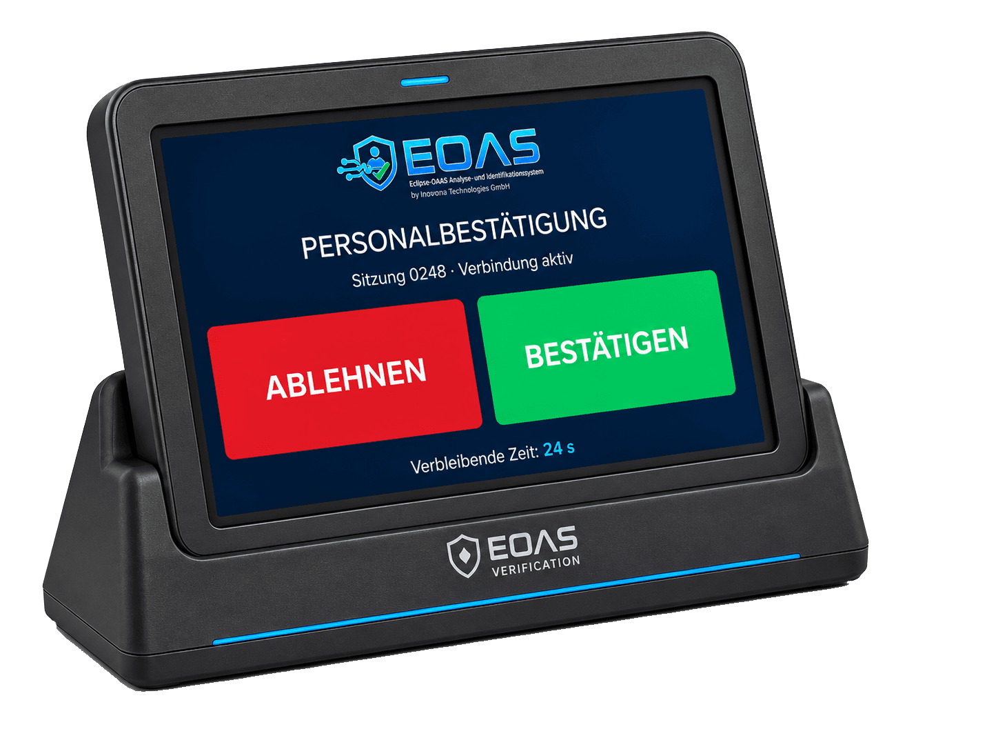EOAS StaffPad in dock